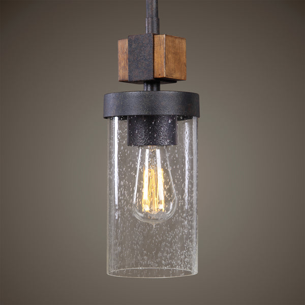 Uttermost Atwood 1 Light Industrial Mini Pendant