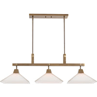 Uttermost Brookdale Industrial 3 Light Linear Chandelier