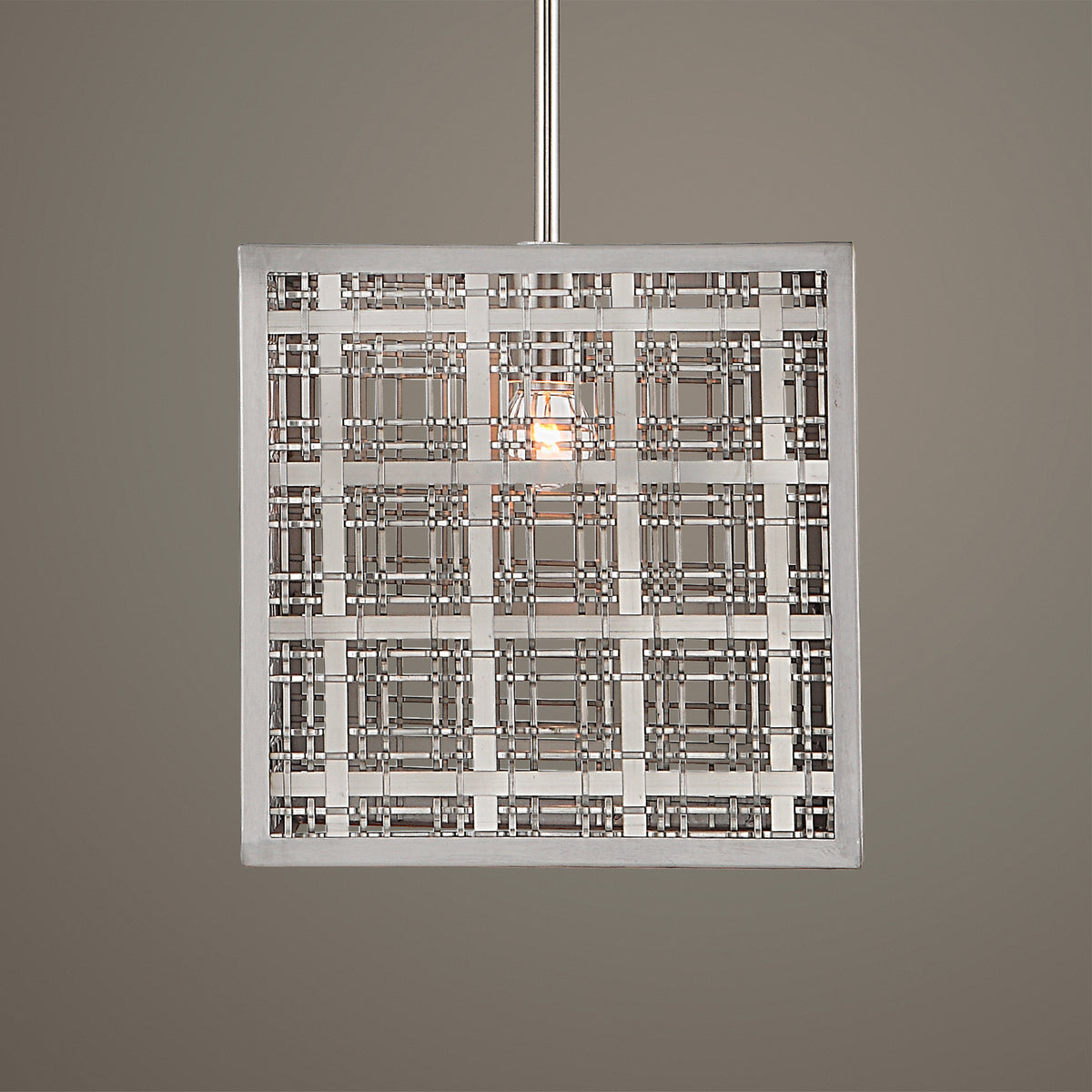 Uttermost Pendleton 1 Light Nickel Pendant