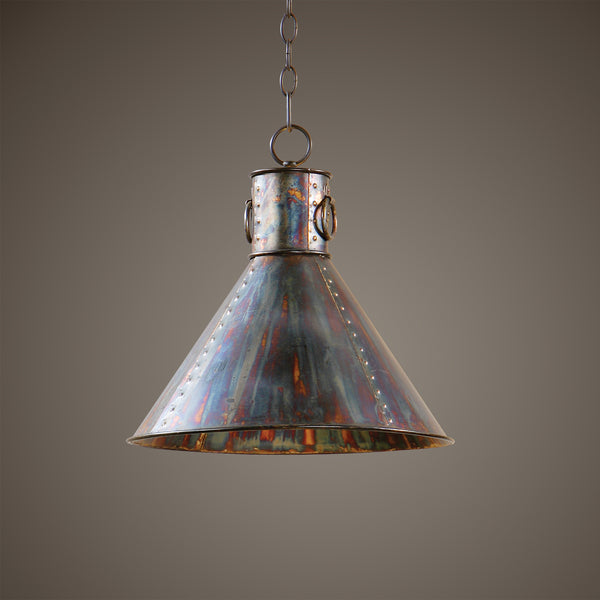 Uttermost Levone 1 Light Oxidized Bronze Pendant