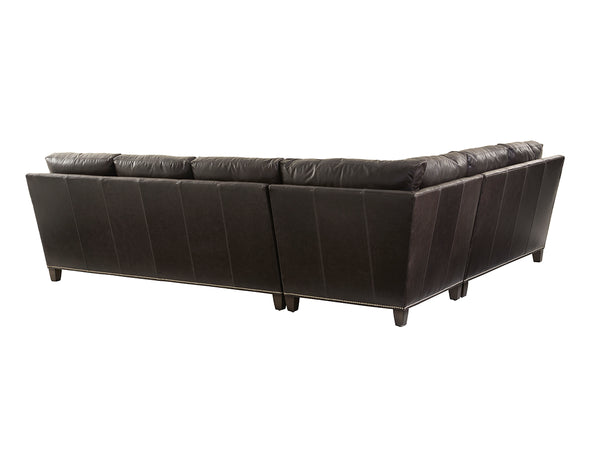 Strada Leather Sectional Sofa
