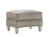 Bayville Leather Ottoman