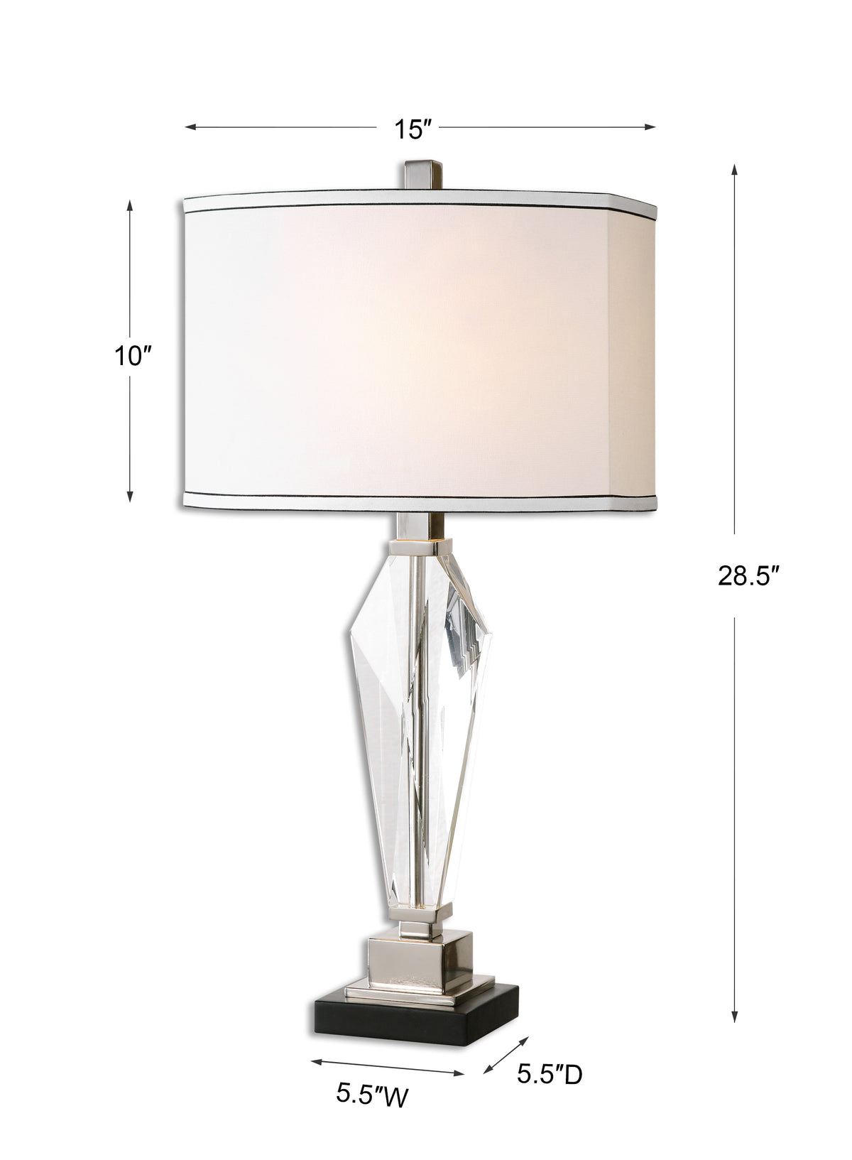 Uttermost Altavilla Crystal Table Lamp