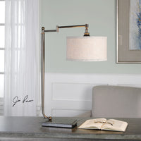 Uttermost Lamine Dark Bronze Desk Lamp