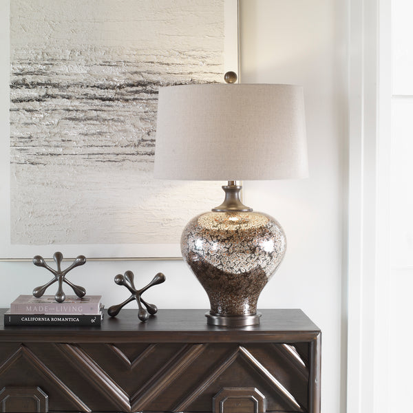 Uttermost Liro Mercury Glass Table Lamp