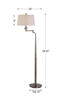 Uttermost Melini Swing Arm Floor Lamp