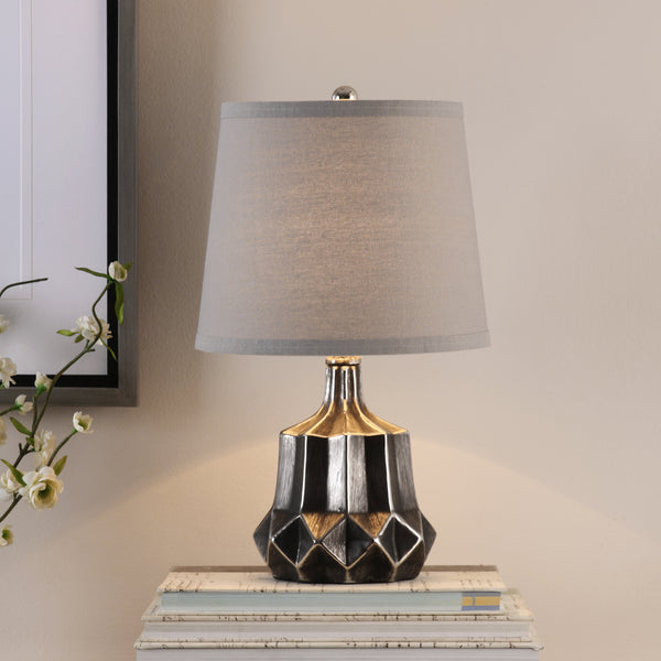 Uttermost Felice Dark Charcoal Accent Lamp