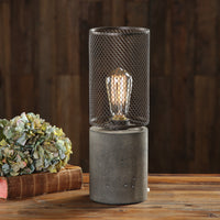 Uttermost Ledro Thick Concrete Lamp