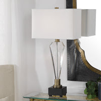Uttermost Cora Geometric Crystal Table Lamp
