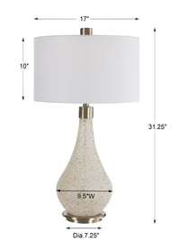 Uttermost Chaya Textured Cream Table Lamp