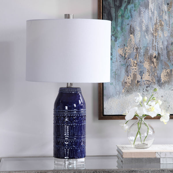 Uttermost Reverie Blue Table Lamp