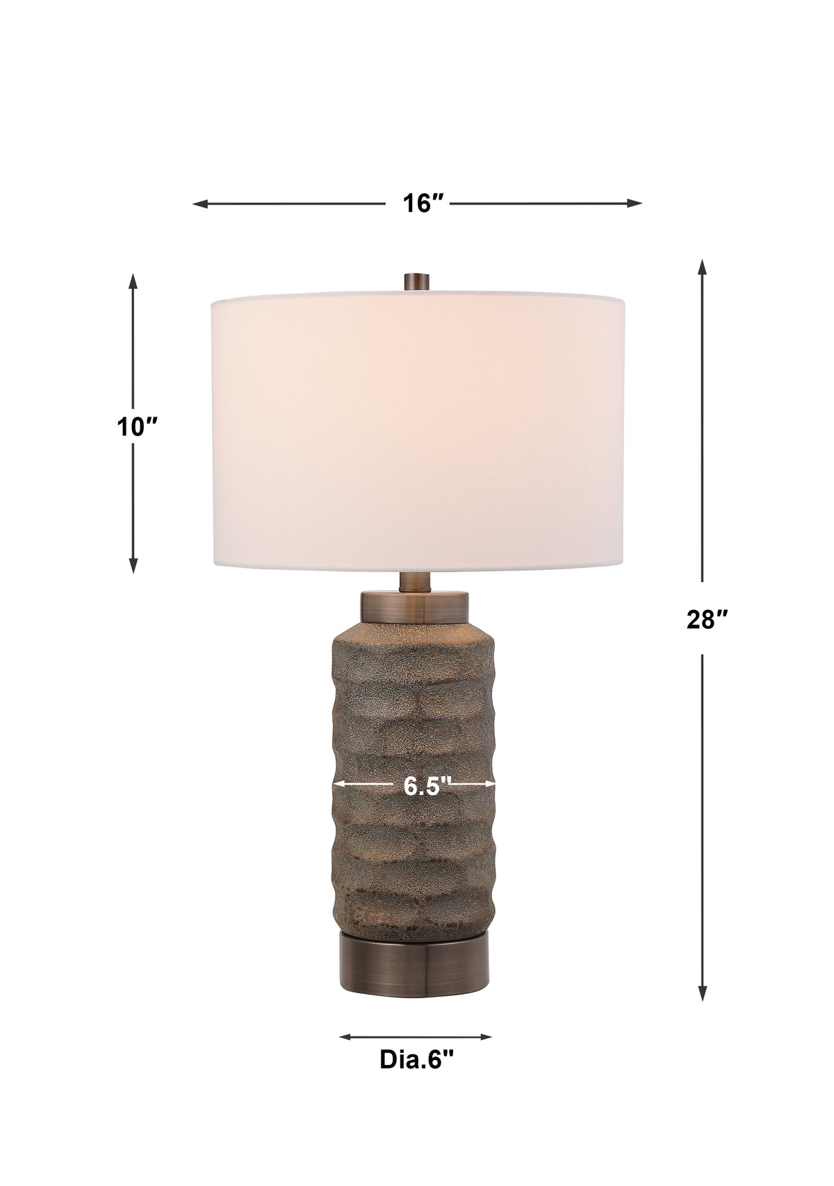 Uttermost Masonry Ceramic Table Lamp
