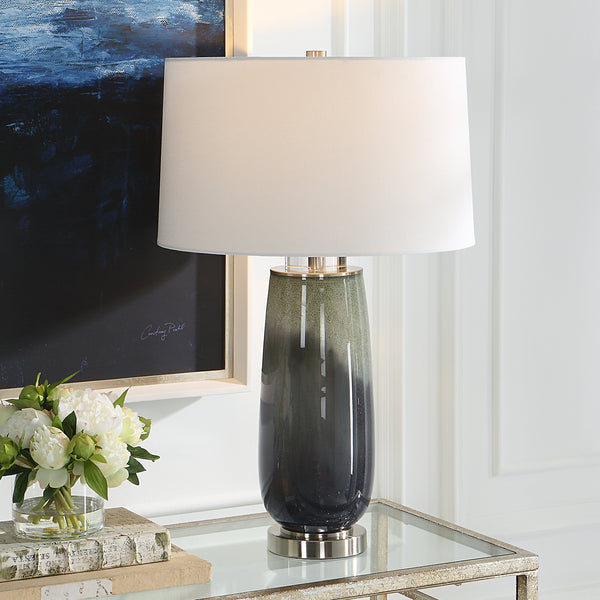 Uttermost Campa Gray-Blue Table Lamp