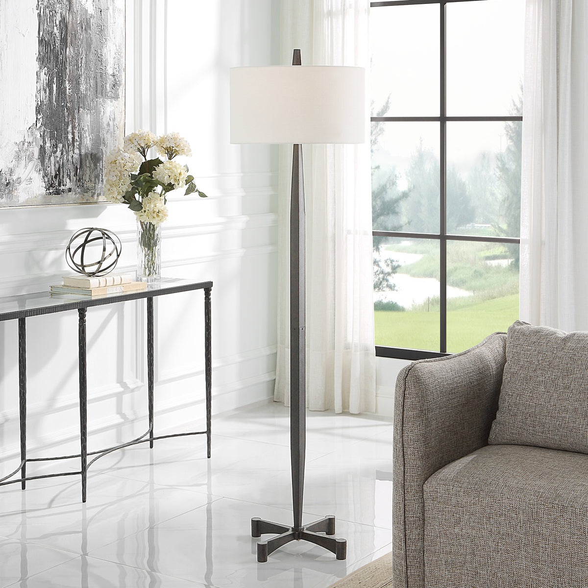 Uttermost Counteract Rust Metal Floor Lamp