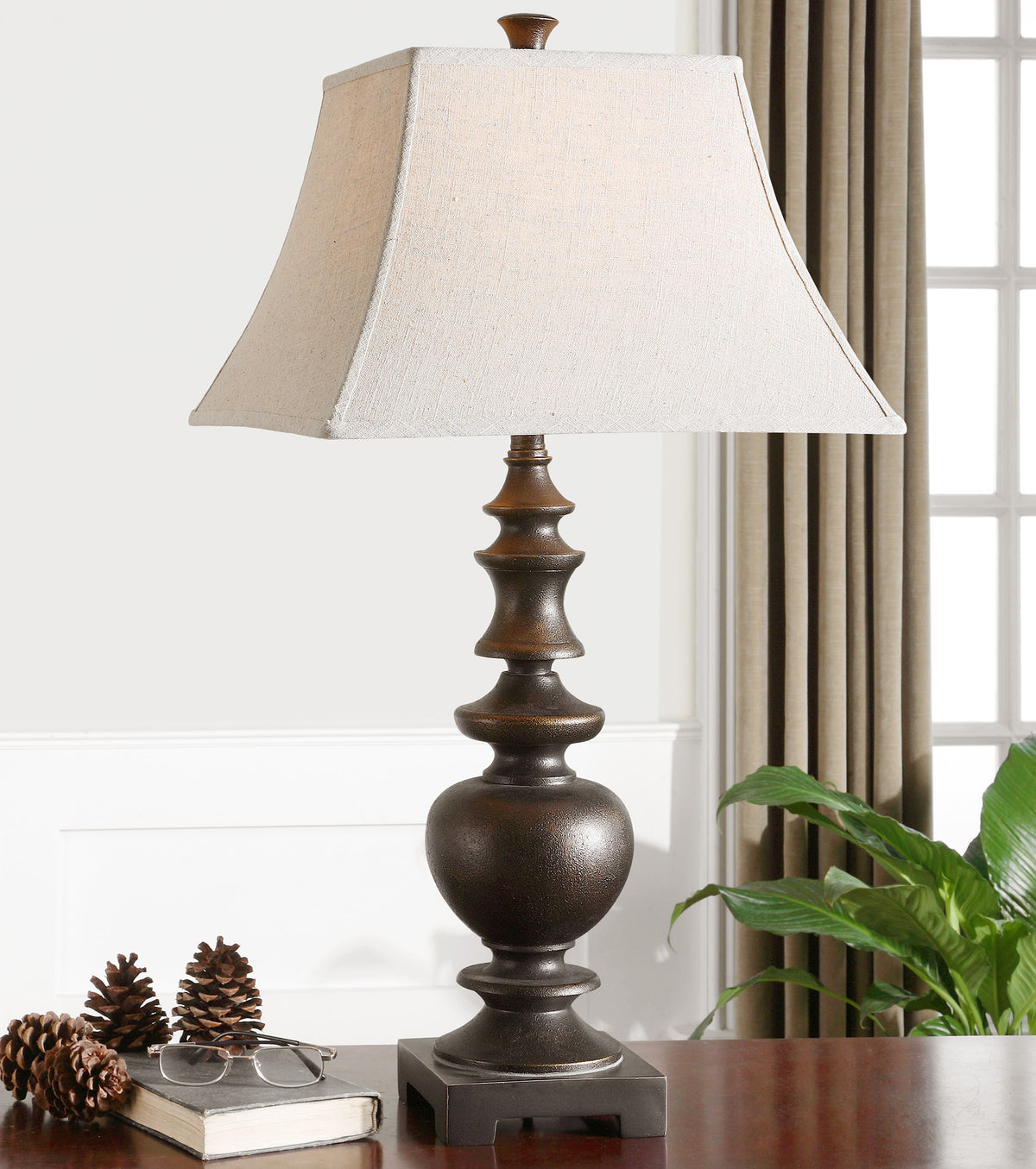 Uttermost Verrone Bronze Table Lamp