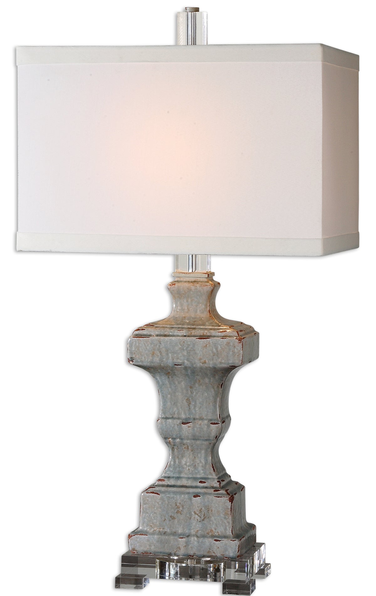 Uttermost San Marcello Blue Glaze Lamp