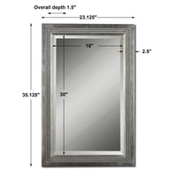 Uttermost Triple Beaded, Vanity Mirror
