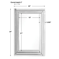 Uttermost Alanna Frameless Vanity Mirror