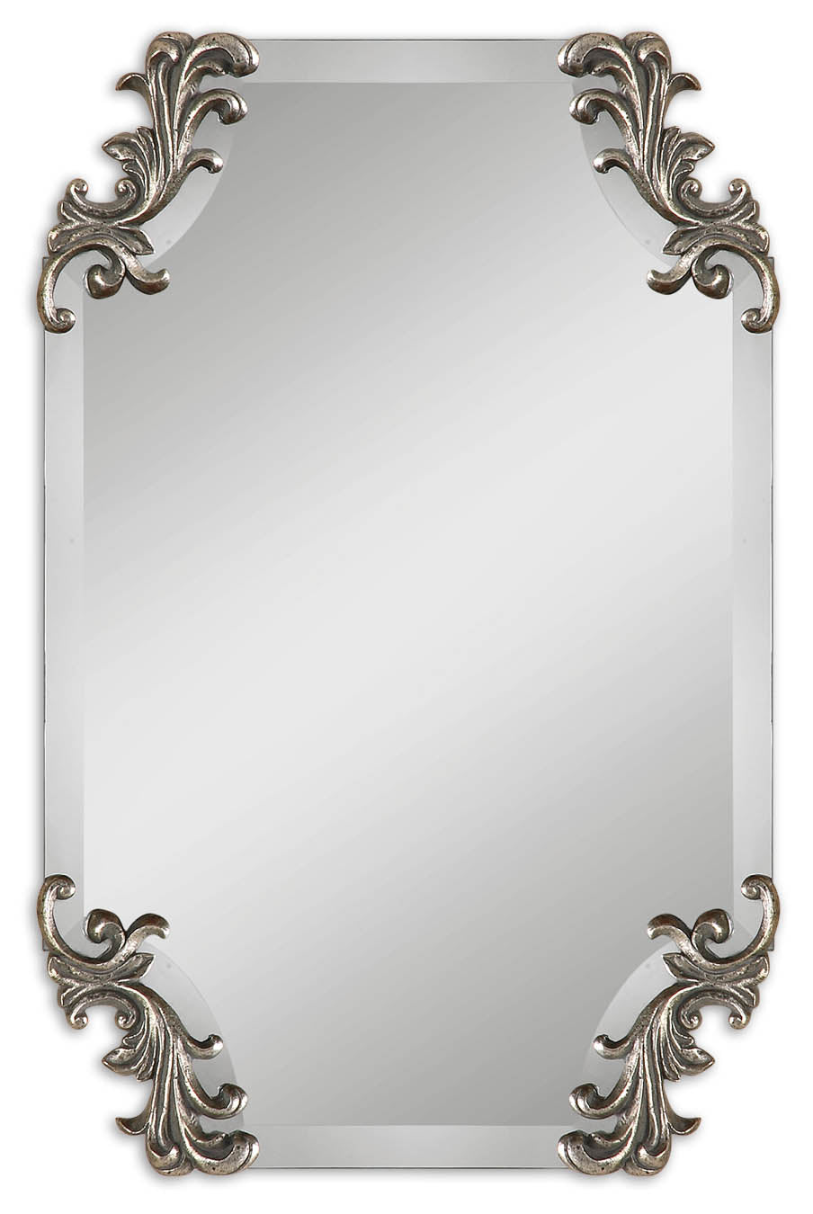 Uttermost Andretta Baroque Silver Mirror