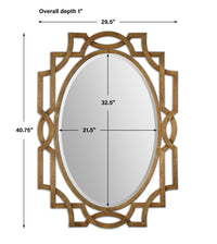 Uttermost Margutta Gold Oval Mirror