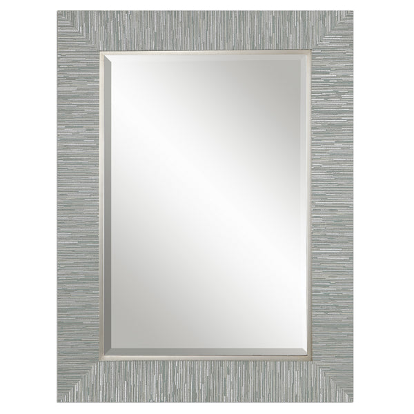 Uttermost Belaya Gray Wood Mirror