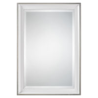 Uttermost Lahvahn White Silver Mirror