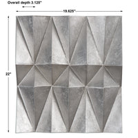 Uttermost Maxton Multi-Faceted Panels S/3