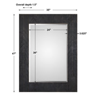 Uttermost Caprione Oxidized Dark Copper Mirror