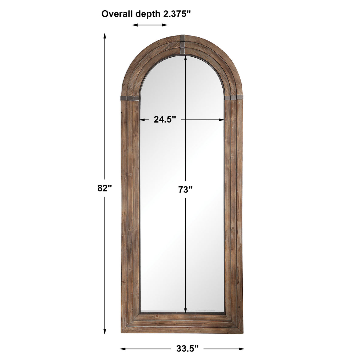 Uttermost Vasari Wooden Arch Mirror
