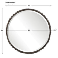 Uttermost Werner Round Gear Mirror