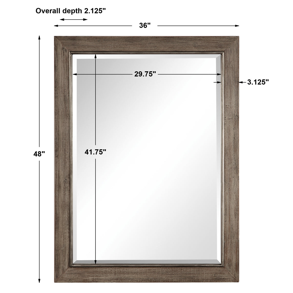 Uttermost Walt Farmhouse Mirror