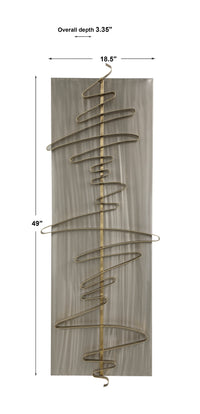 Uttermost Script Modern Metal Wall Decor