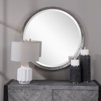Uttermost Bartow Industrial Round Mirror