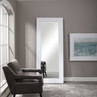 Uttermost Tybee White Oak Leaner Mirror