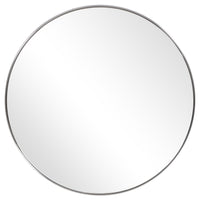 Uttermost Coulson Nickel Round Mirror