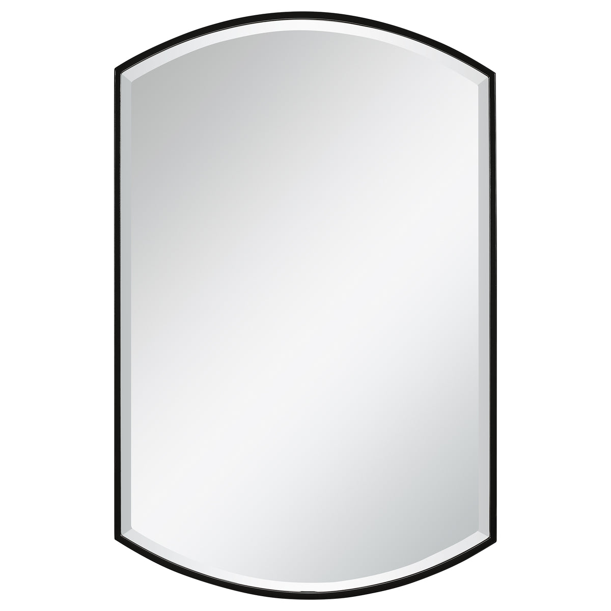 Uttermost Shield Shaped Iron Mirror