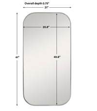 Uttermost Taft Polished Nickel Mirror