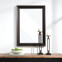 Uttermost Mercer Dark Bronze Traditional Mirror