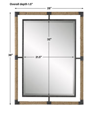 Uttermost Melville Iron & Rope Mirror