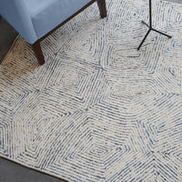 Uttermost Maze Blue 8 X 10 Rug