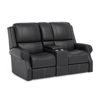 Rylan Power Reclining Loveseat with Console & Power Headrests