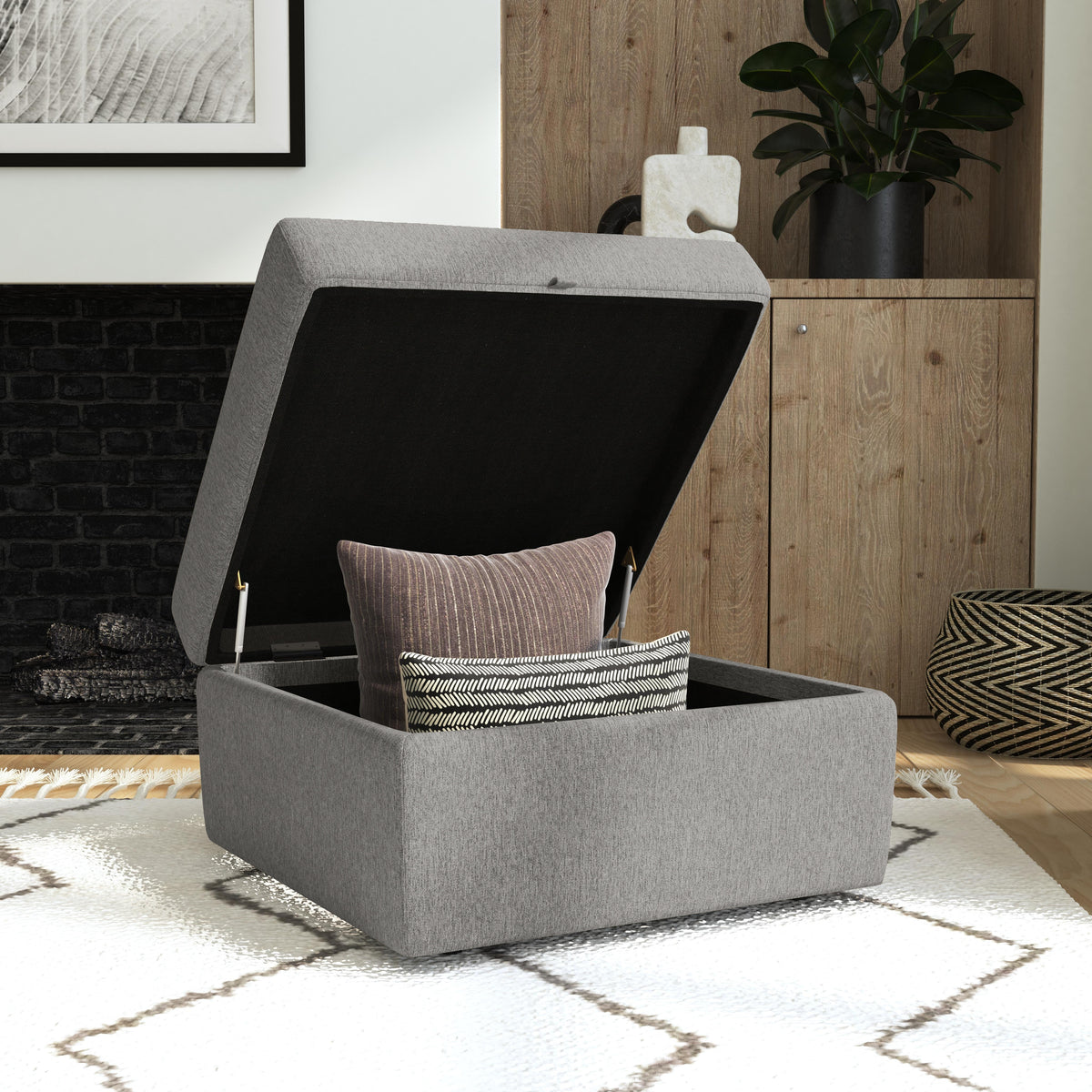 Flex 9022092S31302_Square Storage Ottoman