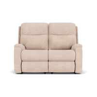 Penn Power Reclining Loveseat with Power Headrests & Lumbar