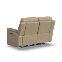 Odell Power Reclining Loveseat with Power Headrests & Lumbar