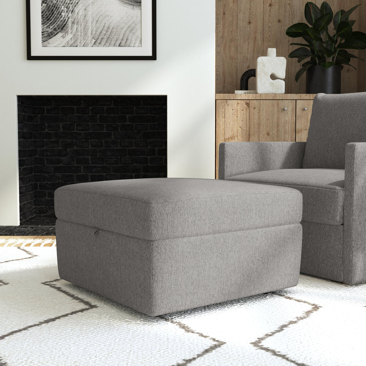 Flex Square Storage Ottoman