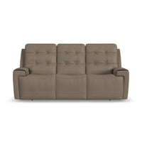 Iris Power Reclining Sofa with Power Headrests