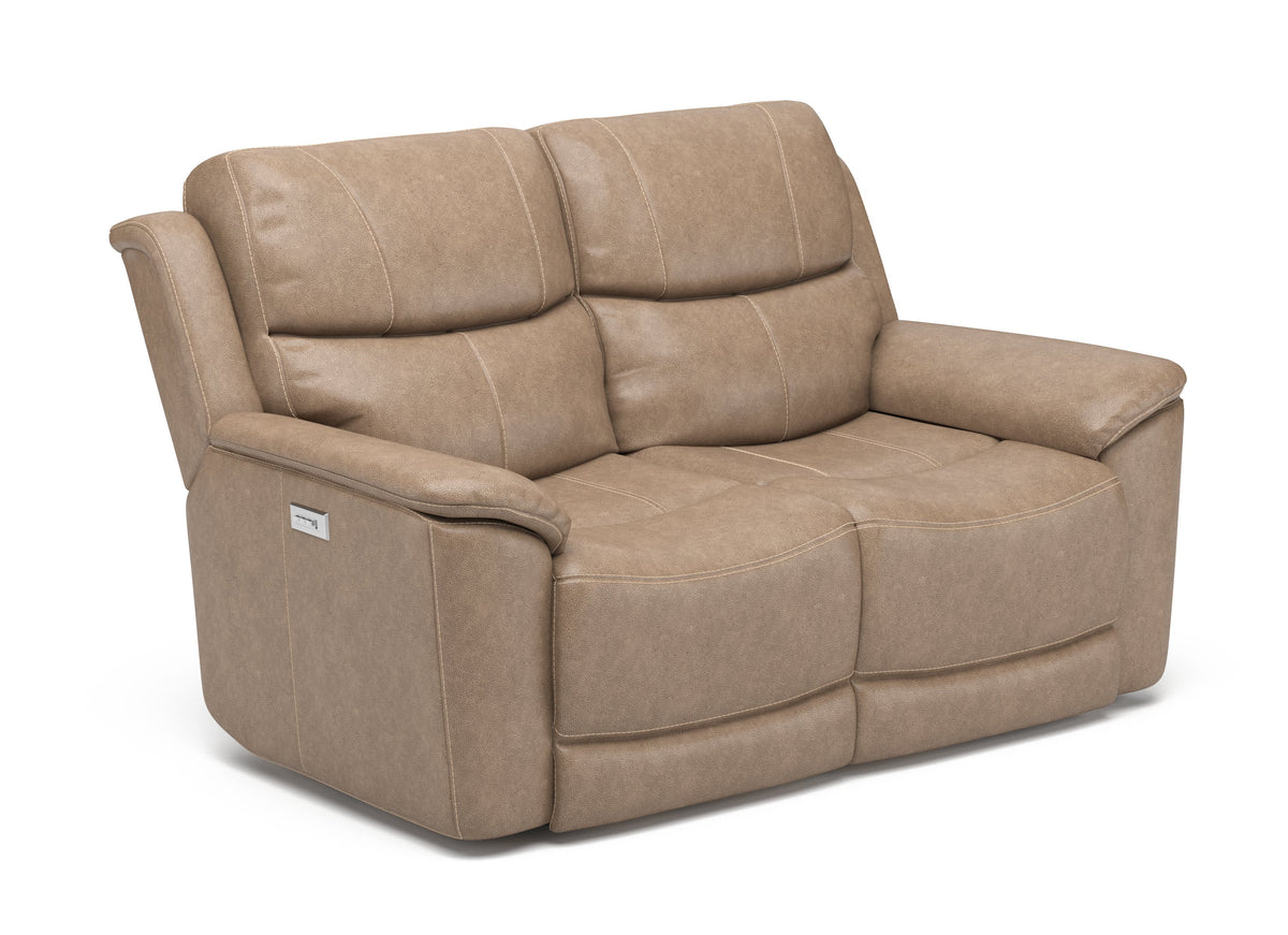 Cade Power Reclining Loveseat with Power Headrests & Lumbar