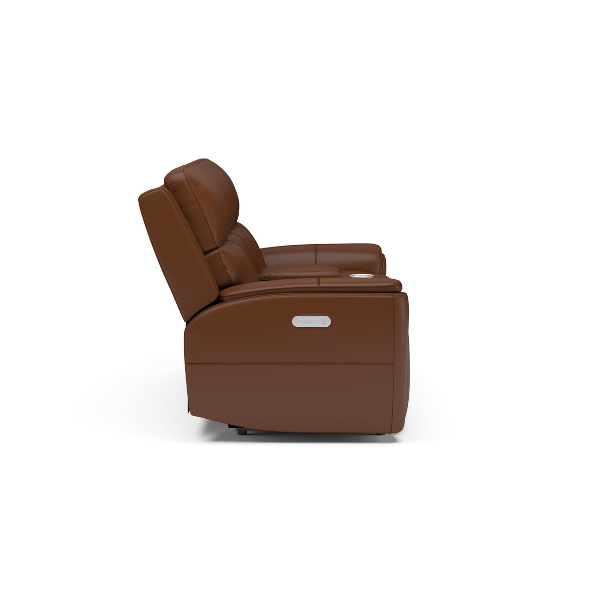 Ellis Power Reclining Loveseat with Console & Power Headrests