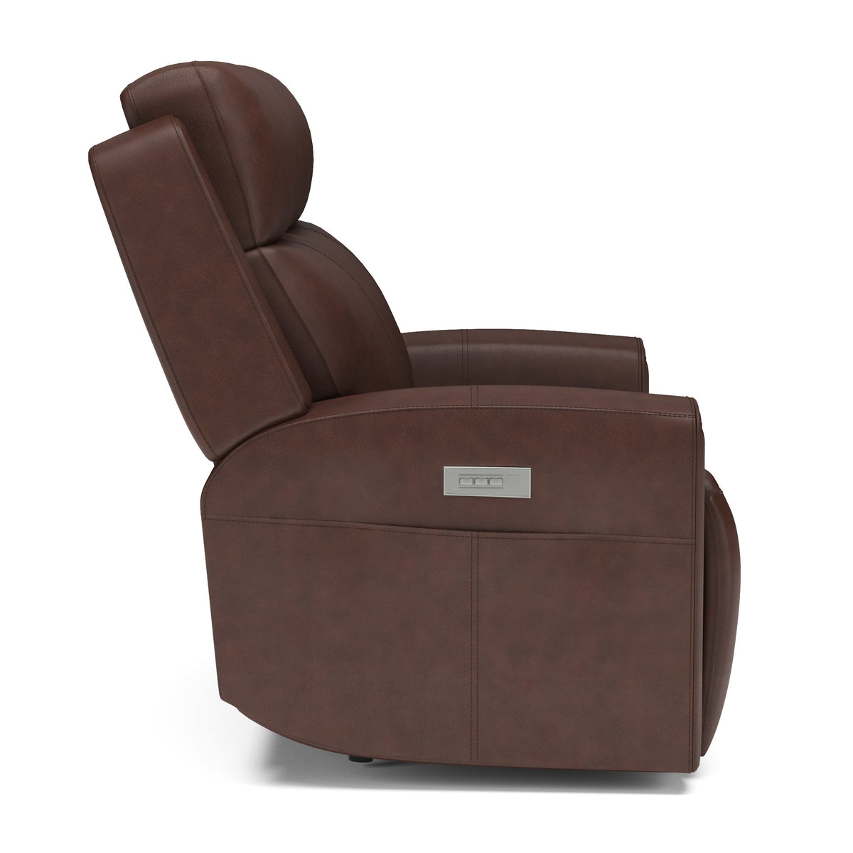 Barnett Power Reclining Loveseat with Power Headrests & Lumbar