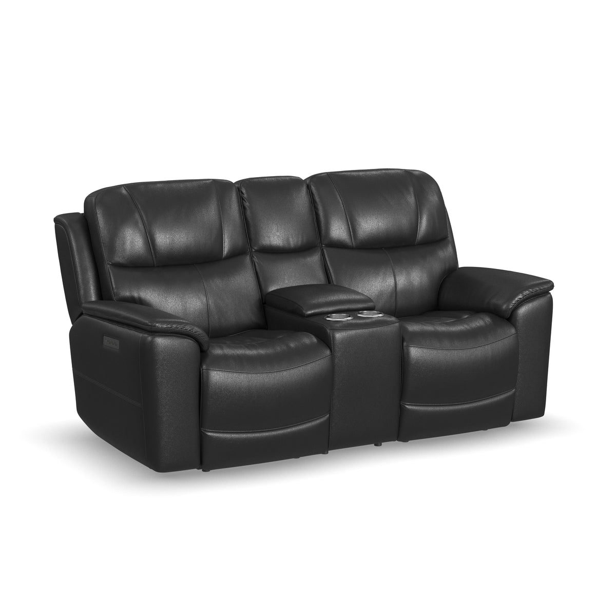 Crew Power Reclining Loveseat with Console & Power Headrests & Lumbar